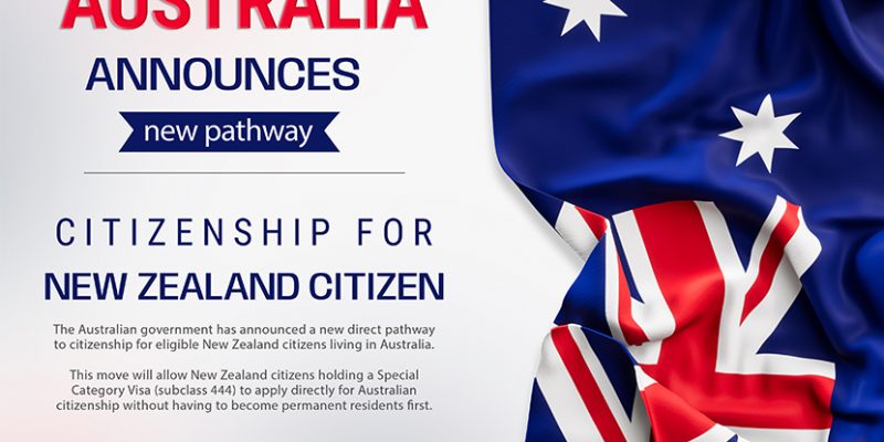 Australia announces citizenship for New Zealand citizen