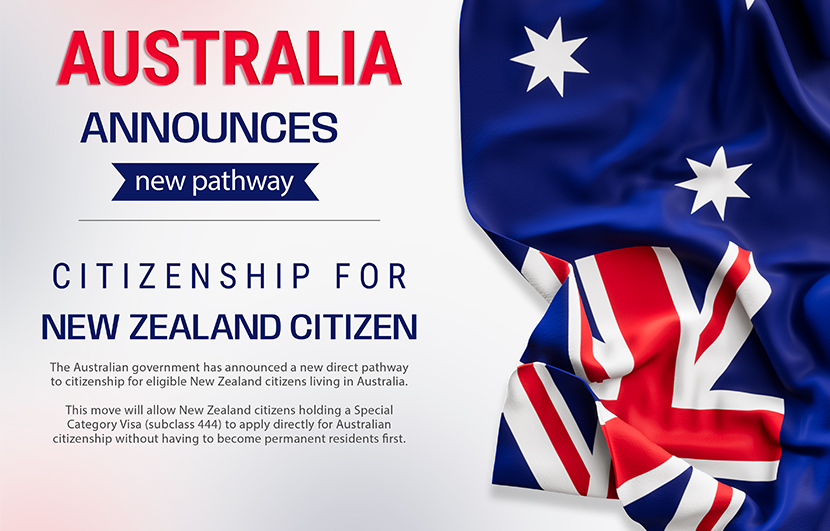 Australia announces citizenship for New Zealand citizen