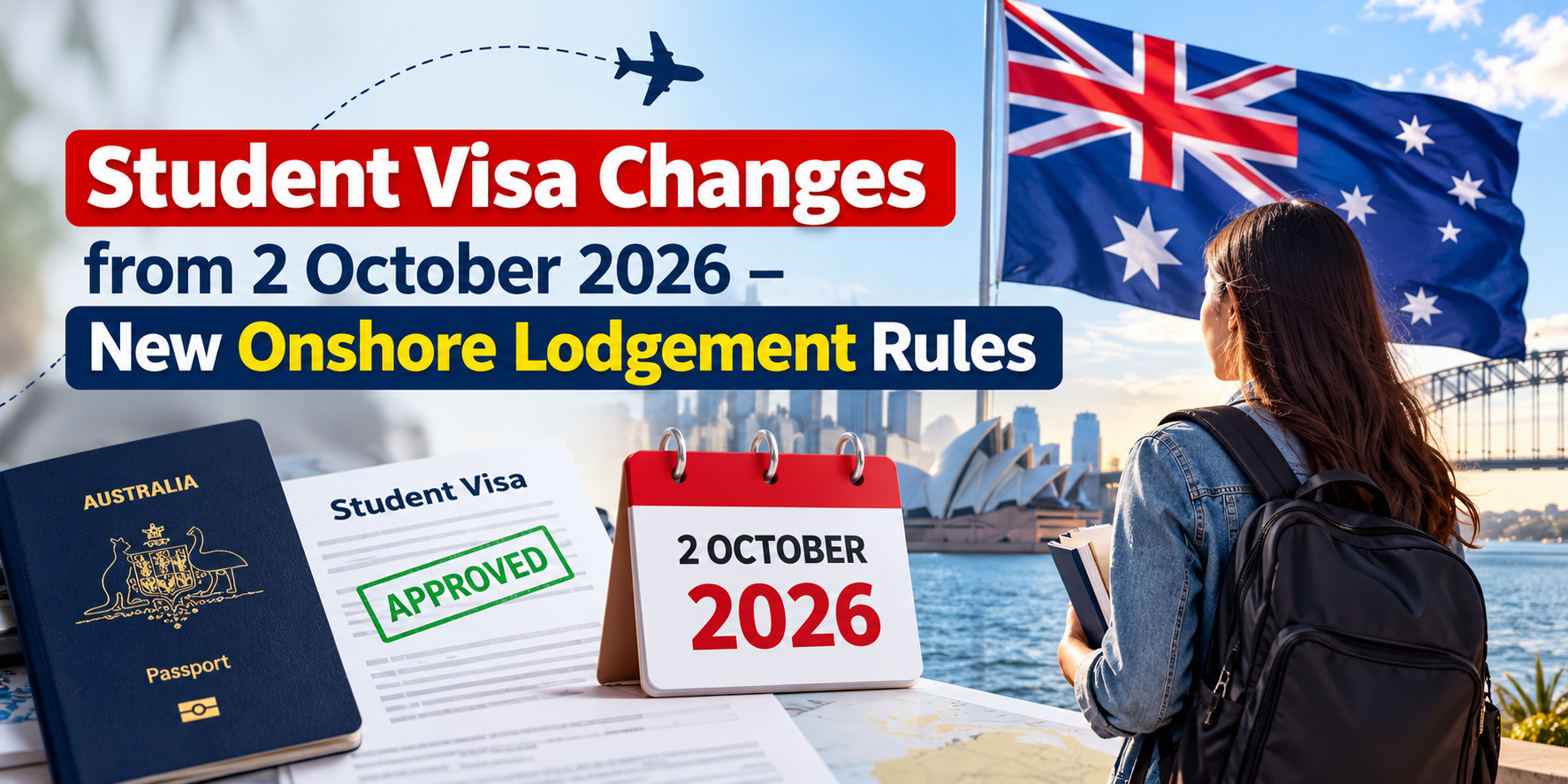 Student Visa Changes from 2 October 2026 – New Onshore Lodgement Rules
